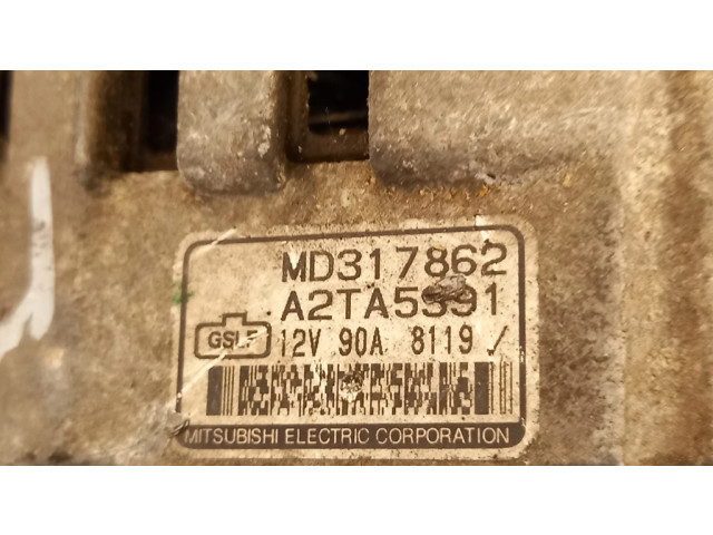 Генератор A2TA5391, MD317862   Mitsubishi Lancer 0.0     
