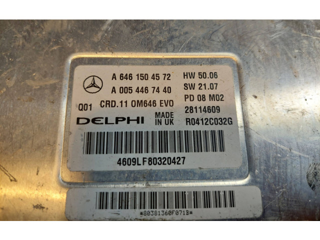 Řídící jednotka A6461504572, A0054467440   Mercedes-Benz C W204 2008