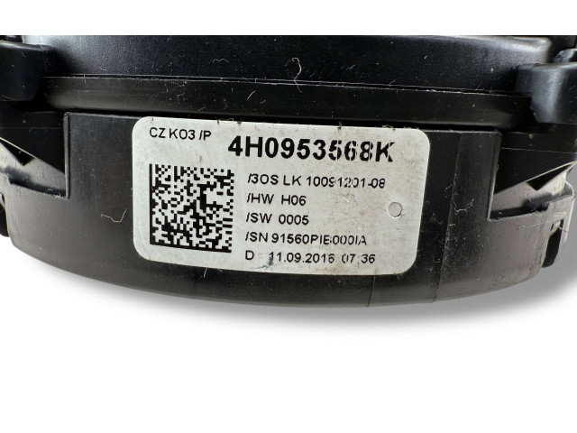 Полоса надувных подушек (кольцо srs) Audi A6 S6 C7 4G  2011 - 2018 года 4H0953568K, 1009120108      