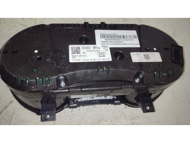 Панель приборов 8V0920971N   Audi A3 S3 8V       