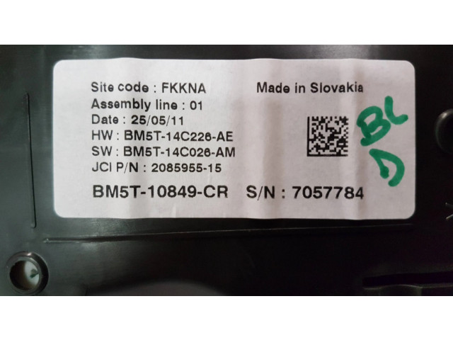 Панель приборов BM5T10849CR, 208595515   Ford Grand C-MAX       