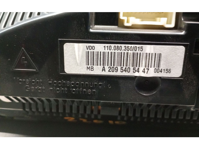 Přístrojová deska  Mercedes-Benz CLK A209 C209 2007 A2095405447, A2095405447  