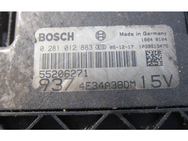 Řídící jednotka 55206271, 0281012883   Alfa Romeo GT 2006