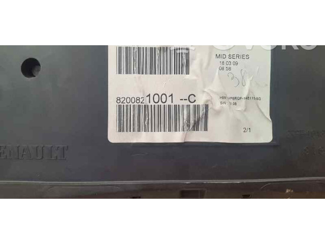 Přístrojová deska  Renault Clio III 2009 8200821001, 7AGD035246  