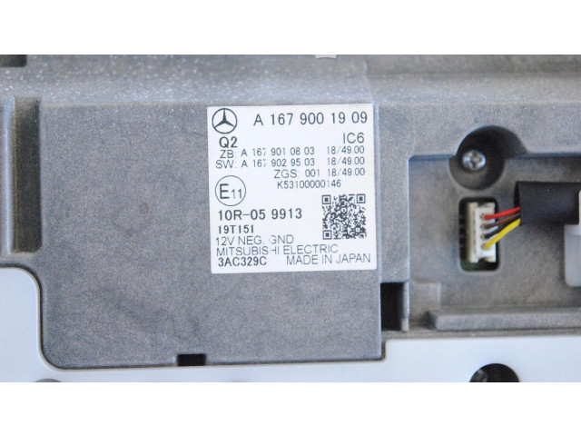 Přístrojová deska  Mercedes-Benz GLS X166 2019 A1679001909, A1679010803  