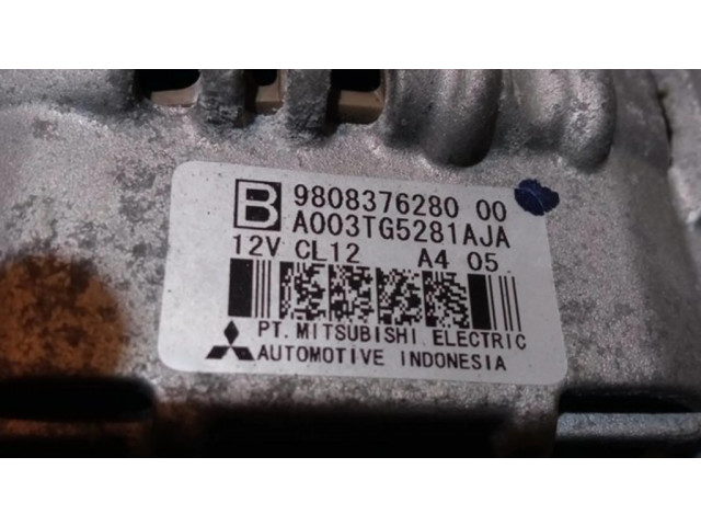 Генератор 9808376280, A003TF5281AJA   Citroen C4 II Picasso 1.6     