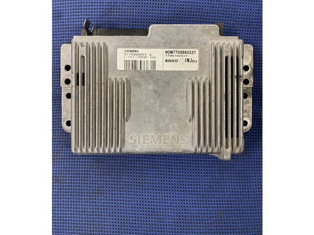 Блок управления двигателя 7700860337, S115300201C   Renault Scenic I