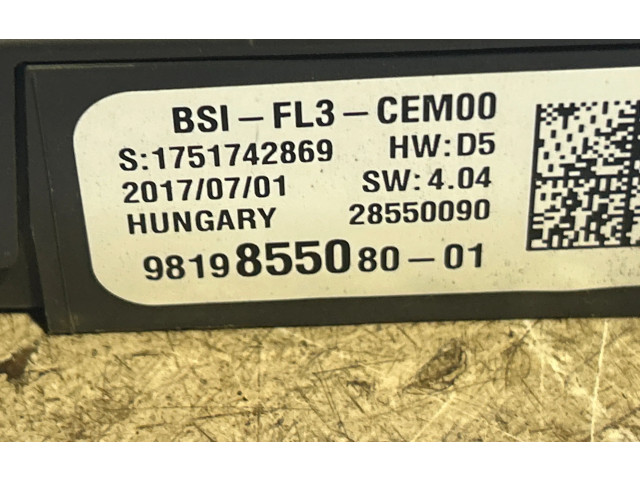   Pojistková skříňka 9819855080, 1751742869   Peugeot Expert 2018