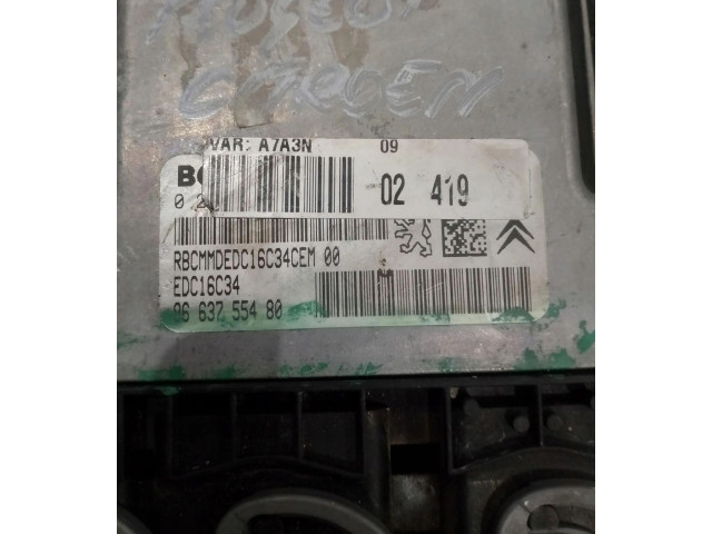 Řídící jednotka 0281013868   Peugeot 207 2009