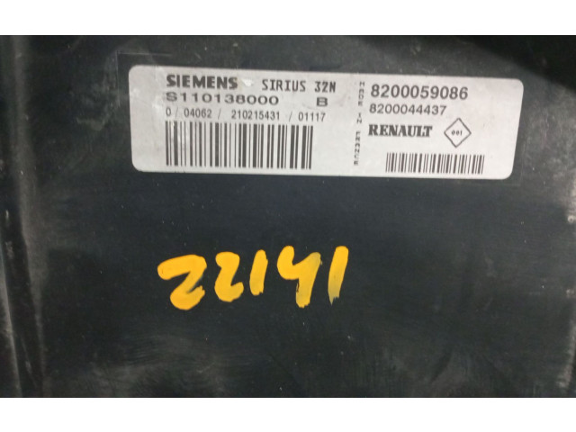 Řídící jednotka 8200059086, S110138000SIEMENS   Renault Megane I 2001
