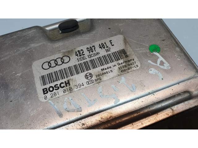 Блок управления двигателя 4B2907401E, 0281010394   Audi A6 S6 C5 4B