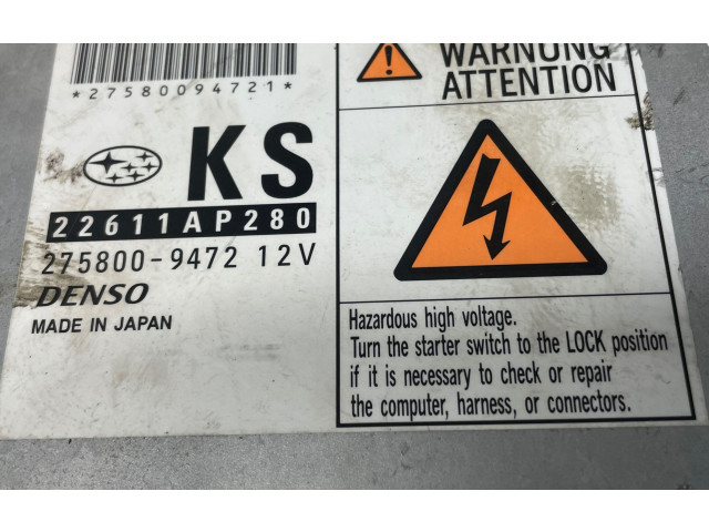 Řídící jednotka 22611AP280, 2758009472   Subaru Impreza III 2008