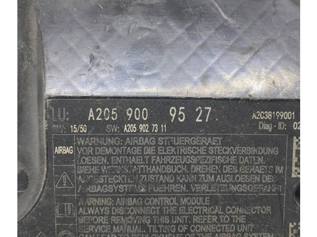 Блок управления надувных подушек A2059009527, A2059027311   Mercedes-Benz C W205