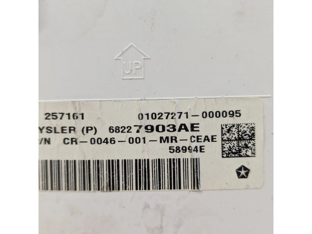 Přístrojová deska  Chrysler Pacifica 2017 68227903AE, 010272710000  