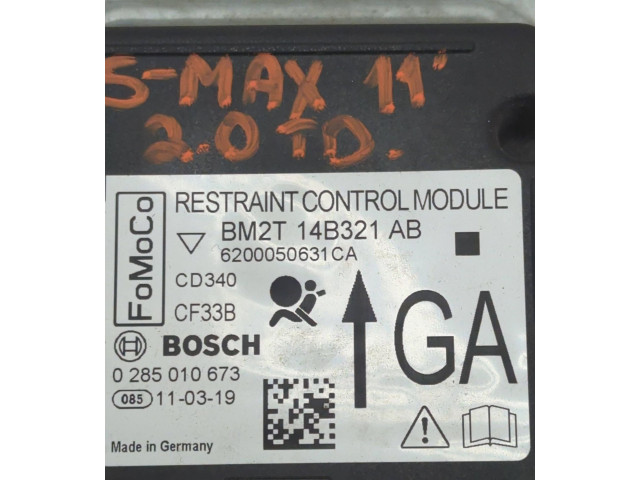 Блок подушек безопасности BM2T14B321AB, 6200050631CA   Ford S-MAX
