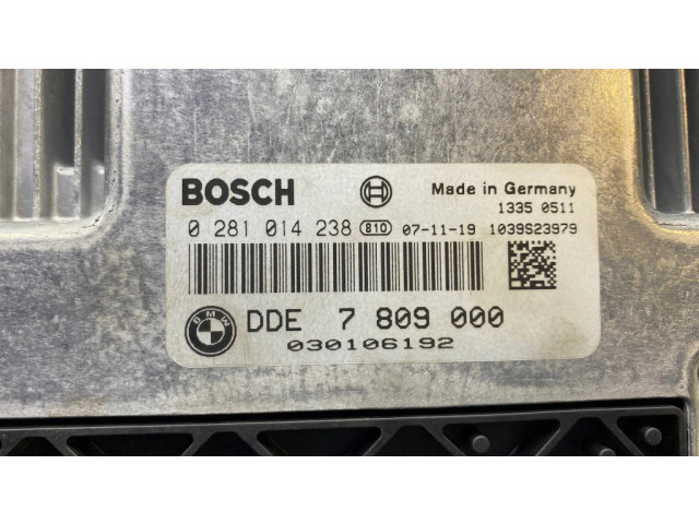 Řídící jednotka 0281014238, 7809000   BMW 3 E90 E91 2008