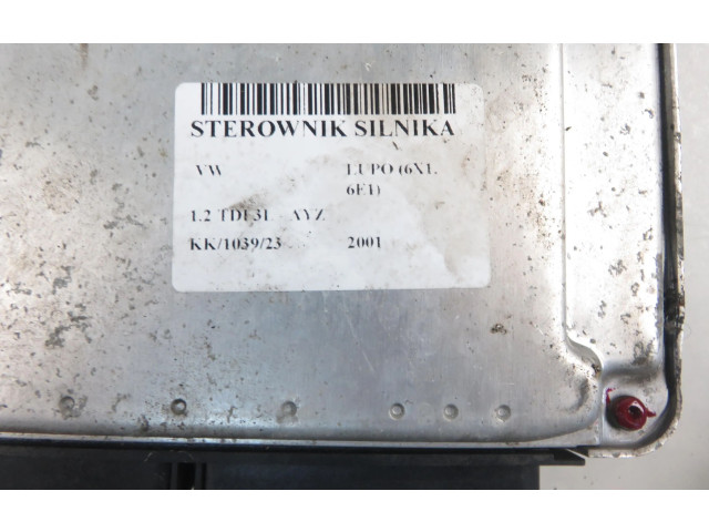 Блок управления двигателя 0281010628, 045906019AE   Volkswagen Lupo