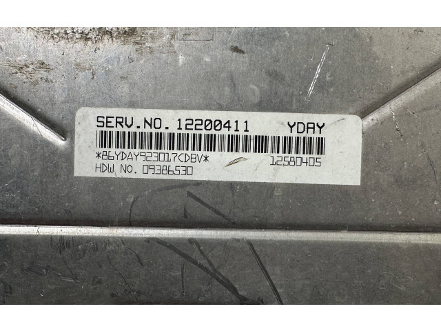 Řídící jednotka 09386530   Chevrolet Corvette C5 2003