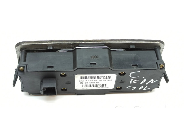 Блок управления климат-контролем A1638200926, 03420650   Mercedes-Benz ML W163