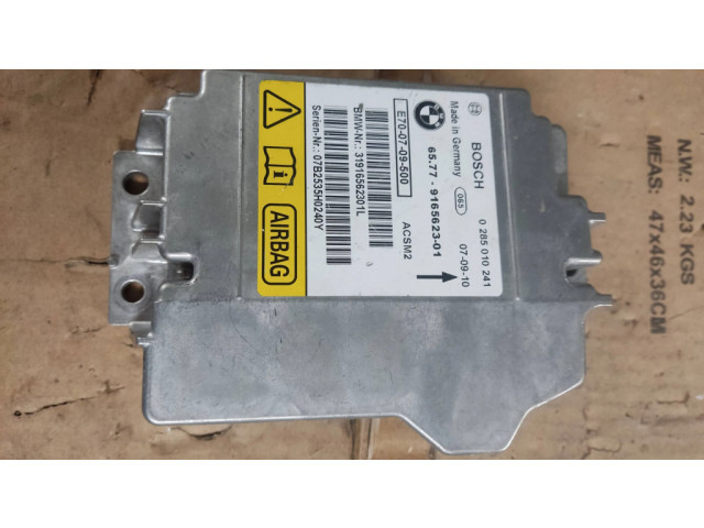 Блок подушек безопасности 9165623, 0285010241   BMW X6 E71