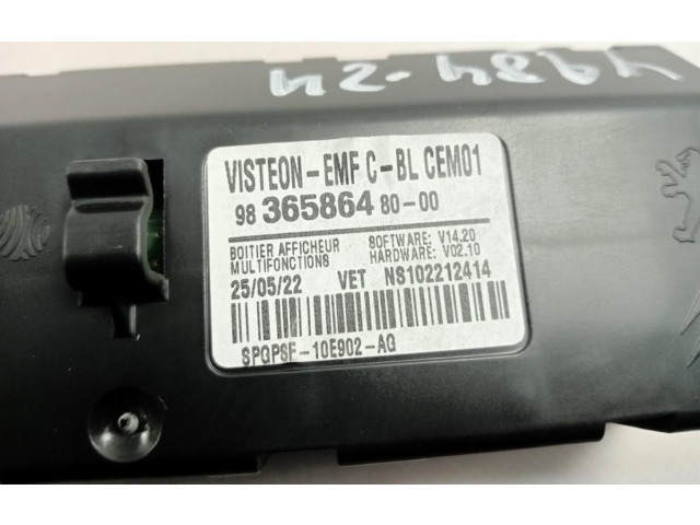 Дисплей    9836586480   Fiat Scudo