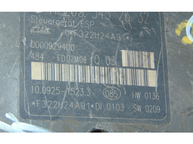Jednotka ABS A2034310312, 2035452632   Mercedes-Benz C W203 2002