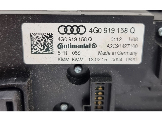Блок управления климат-контролем 4G0919158Q, A2C91427100   Audi A6 S6 C7 4G