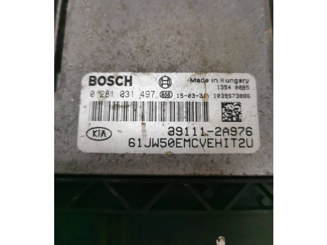 Řídící jednotka 0281031497, 391112A976   KIA Ceed 2016