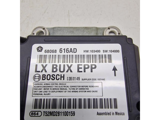 Блок подушек безопасности 68068616AD, 0285011419   Lancia Thema