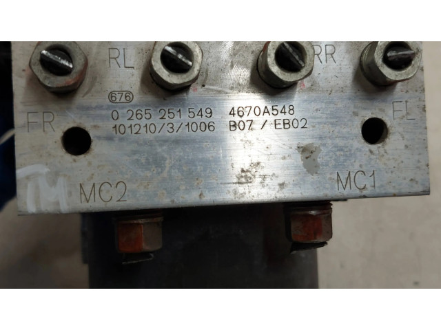 Jednotka ABS 4670A548, 0265251549   Peugeot iOn 2015