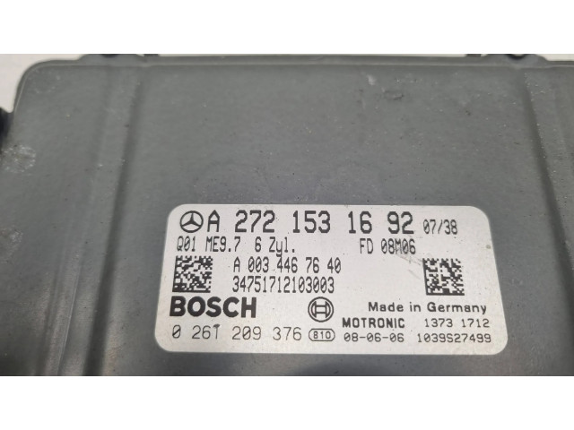 Řídící jednotka A2721531692, 2721531692   Mercedes-Benz SL R230 2009