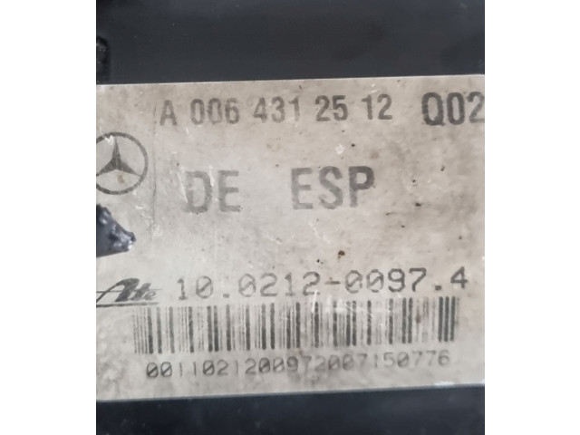 Jednotka ABS A0064312512, A2045454632   Mercedes-Benz C W204 2010