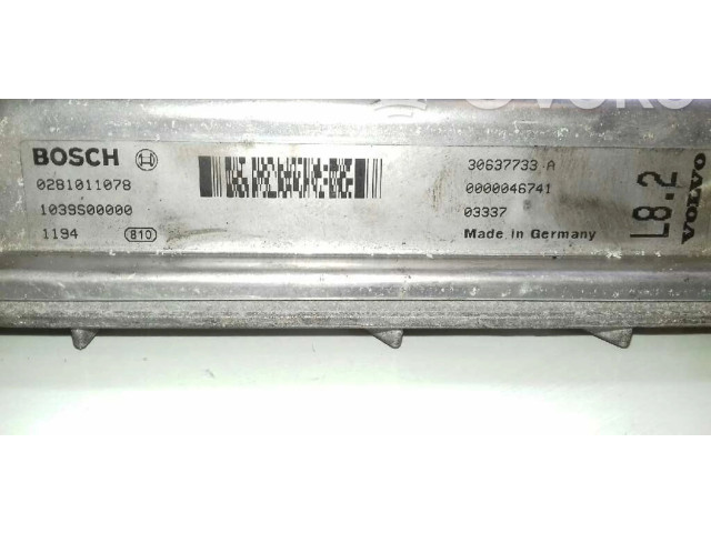 Řídící jednotka 30637733A, 0281011077   Volvo XC90 2004