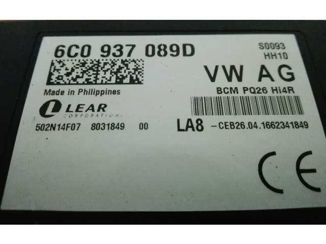 Блок комфорта 6C0937089D, 6C0937089D   Skoda Fabia Mk3 (NJ)   