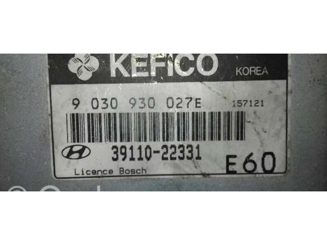 Řídící jednotka 9030930027E, 3911022331   Hyundai Accent 2002