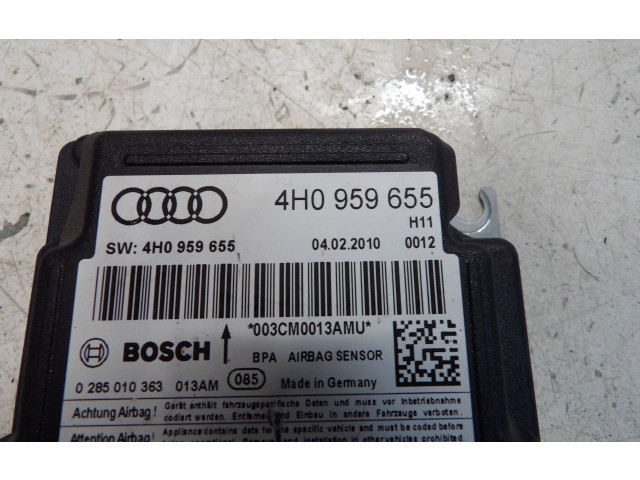 Блок подушек безопасности 4H0959655, 0285010363   Audi A8 S8 D4 4H