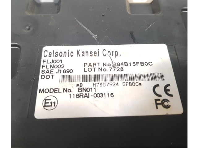 Блок комфорта 284B15FB0C   Nissan Micra K14   