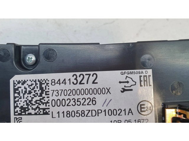 Блок управления климат-контролем 84413272, 000235226   Chevrolet Volt II