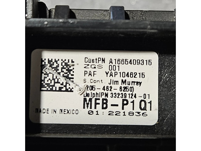   Pojistková skříňka A1665409315, 1665409315   Mercedes-Benz GL X166 2014