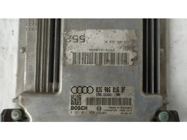 Блок управления двигателя 03G906016BF, 1039S07901   Audi A6 S6 C6 4F