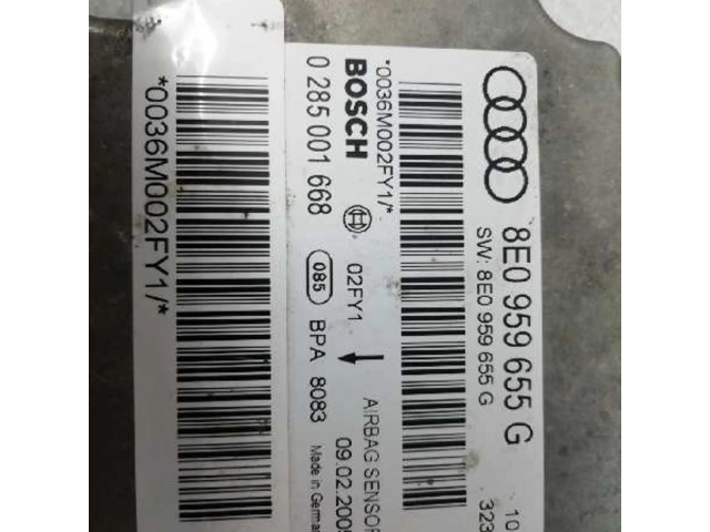 Блок подушек безопасности 8E0959655G, 0285001668   Audi A4 Allroad