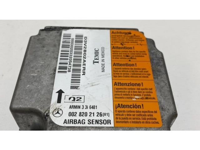 Блок подушек безопасности 0028202126   Mercedes-Benz E W210