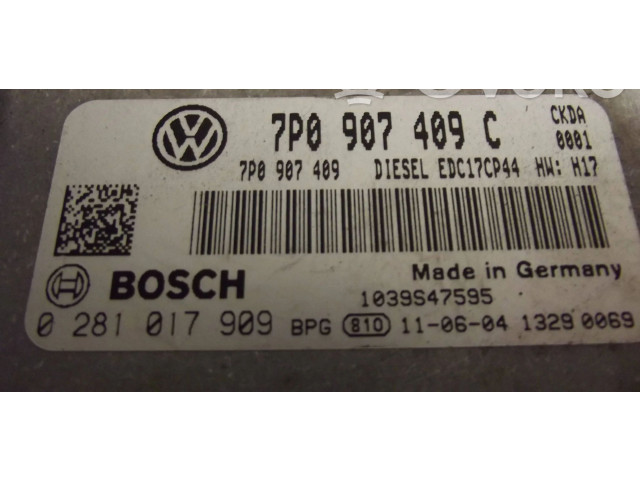 Řídící jednotka 7P0907409C, 7P0907409   Volkswagen Touareg II 2012