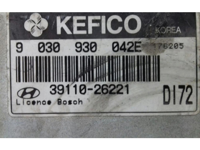 Řídící jednotka 3911026221, 3911026221   Hyundai Accent 