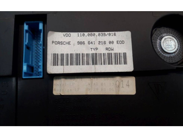 Pojistková skříňka Спидометр (приборный щиток) 98664121600, 110080039016   Porsche Boxster 986 2000