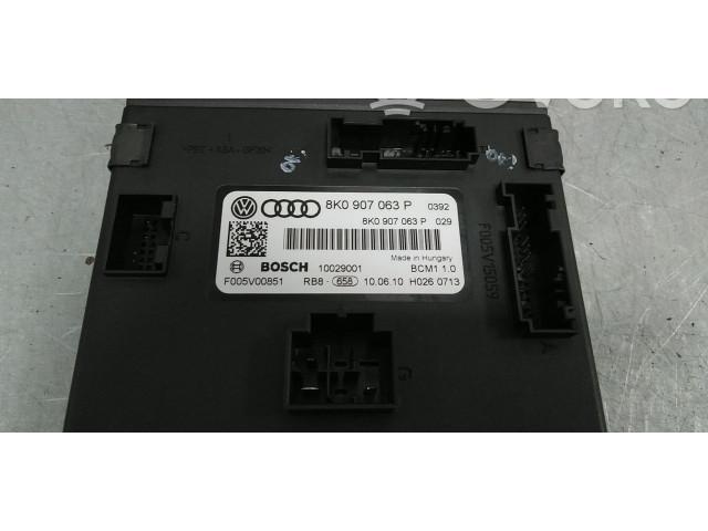 Pojistková skříňka Řídící jednotka BSM 8K0907063P   Audi A5 8T 8F 2010