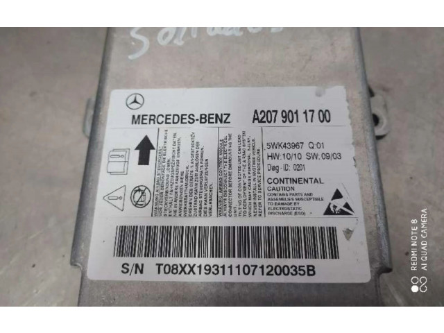 Блок подушек безопасности A2079011700, A2079011700   Mercedes-Benz CL C215