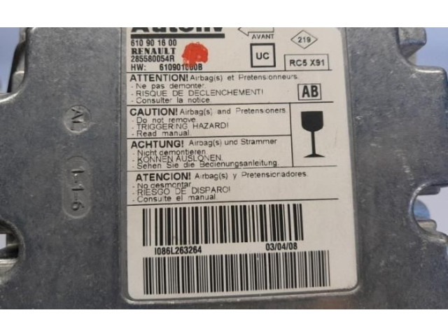 Блок подушек безопасности O207904, 285580054R   Renault Laguna III