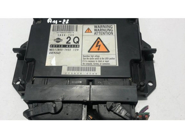 Řídící jednotka MB2758007452, 237104X03B   Nissan Navara D40 2008