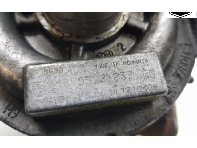  Турбина Citroen Nemo  55231037, 0375S1   для двигателя F13DTE5(FHZ)      